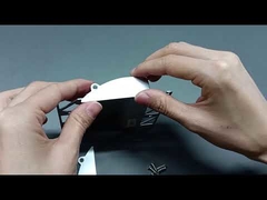 Profilé de plaque de plâtre LED extrudé K13 avec couvercle de diffuseur en PC