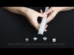 Profilé d'angle en aluminium LED pour armoire, angle 45/90 degrés, lumière