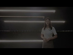 Profilé en aluminium Led noir monté en Surface KN24 W50 * H35, avec couvercle PC noir, profil d'extrusion de bande LED