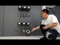 Extrusion LED circulaire suspendue KN9 avec diffuseur et couvercle, profilé en aluminium