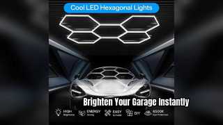Améliorez votre garage avec l'éclairage d'atelier à LED Hexagon
