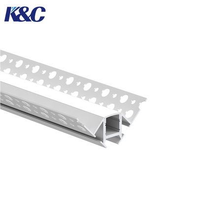 Bon prix 6063 Aluminum Alloy Recessed LED Mounting Profile with PMMA Diffuser for W64.0 × H45.0mm Strip Lighting Systems en ligne