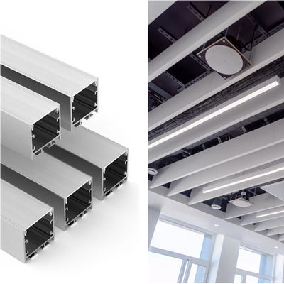 Bon prix profil en aluminium de bande de 35*35mm LED levant la lumière de bande menée en ligne