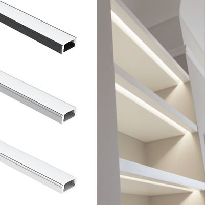 Bon prix La surface a monté 6063 le diffuseur en aluminium du profil PMMA de bande de LED pour l'éclairage de mur de garde-robe en ligne