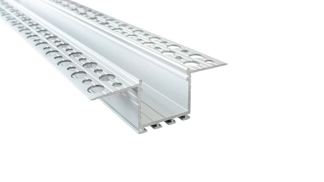 PMMA Recessed PC Cover LED Plasterboard Profile IP45 For LED Linear