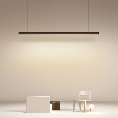 le PC 6063 T5 a givré 75*95mm à travers allumer le profil de LED pour l'éclairage linéaire Led