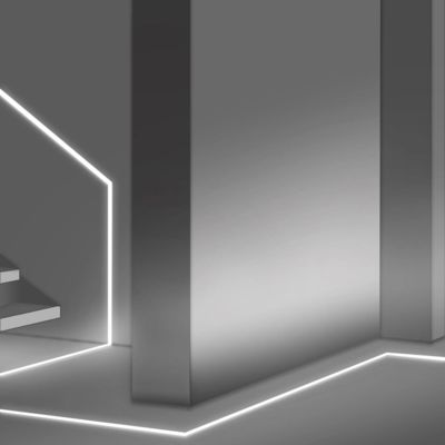 La surface W50*H35 a monté le profil en aluminium graphite avec le profil noir d'extrusion de bande de la couverture LED de PC