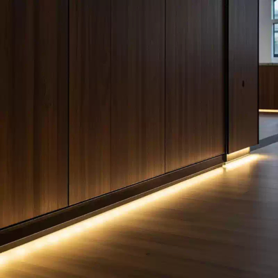 Architecture And Decorative Wall LED Profiles Frame With Plastic Diffuser Linear Lighting