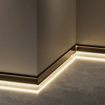 IP44/20 Wall LED Profiles Housing With Diffuser For Stair and Cover Decorative Lighting