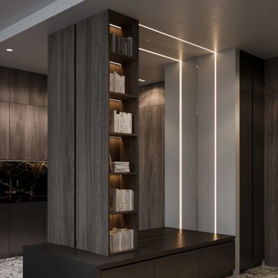 Profil en aluminium de bande de 6063 T5 LED avec la Manche de logement claire de couverture