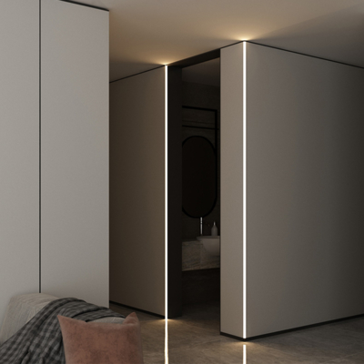 Bon prix Le profil IP45 de plaque de plâtre du mur LED de gypse de W53.5mm a enfoncé le profil léger mené en ligne