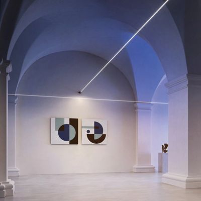 Bande d'acier inoxydable avec la lumière linéaire de PVC d'horizon de lumières de starline noir d'accessoires