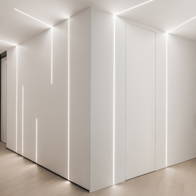 Bon prix profil en aluminium LED de bande noire de 6061 6063 logeant la couverture claire en ligne