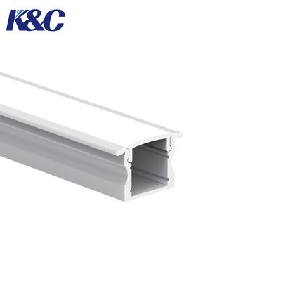 Bon prix 6063 T5 Aluminum LED Profile 17.0x15.0mm for Embedded Installation en ligne