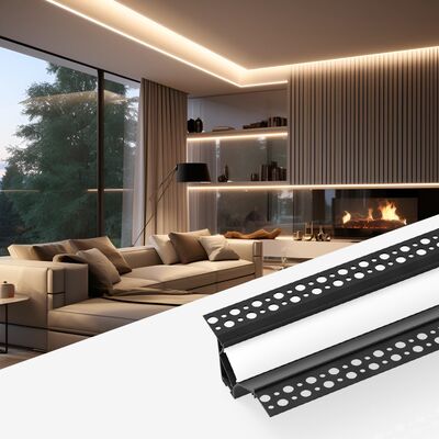 Bon prix Plinthe LED en alliage d'aluminium 6063 avec éclairage intégré en ligne