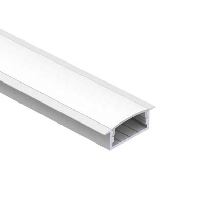 Bon prix Profilé LED en aluminium encastré avec alliage d'aluminium 6063 T5 et garantie de 5 ans pour l'éclairage linéaire en ligne