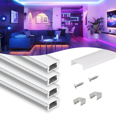 Bon prix 6063 T5 Aluminium Alloy Bend LED Strip Profil en aluminium avec garantie de 2 ans et longueur personnalisée en ligne