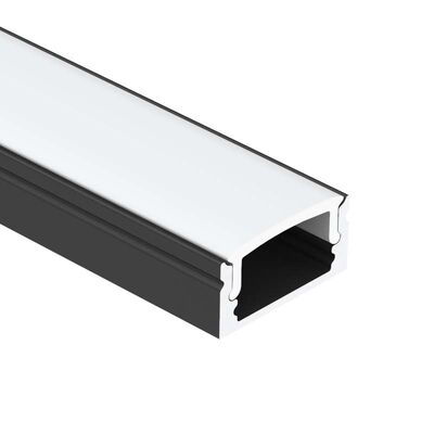Bon prix K17 Profil LED en aluminium monté en surface avec diffuseur PC PMMA pour bande LED de 12 mm en alliage 6063 T5 en ligne