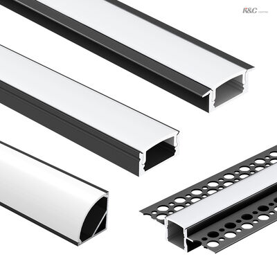 Bon prix Profilé LED en alliage d'aluminium 6063 T5 avec garantie de 5 ans pour bandes LED jusqu'à 12 mm de largeur en ligne