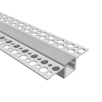 Bon prix 6063 T5 bande LED en aluminium Profil en aluminium avec diffuseur PMMA pour éclairage linéaire en retrait en ligne