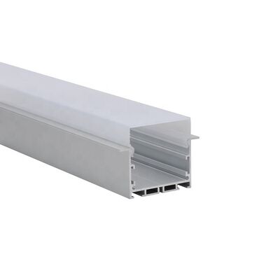 Bon prix Profil LED en aluminium enfoncé de la série 6063 avec surface anodisée et taille 64 mm x 50 mm en ligne