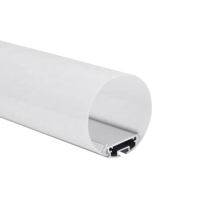 Bon prix 60 mm aluminium rond 6063-T5 bande LED profilé en aluminium avec couvercle diffuseur KN9 en ligne
