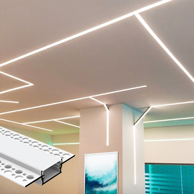 Bon prix Canal de bande LED en alliage d'aluminium 6063 T5 avec installation encastrée et garantie de 5 ans en ligne