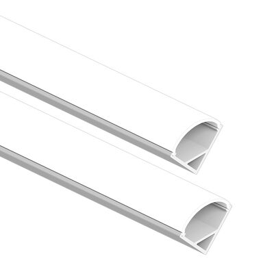 Bon prix 6063 T5 Profil LED d'angle en alliage d'aluminium avec oxydation par sablage et dimensions W16.0*H16.0mm en ligne