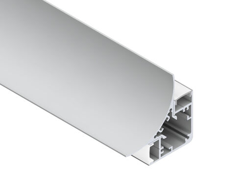 Bon prix PC diffuseur couverture glacée LED bande profilé en aluminium avec alliage d'aluminium de la série 6000 et garantie de 5 ans en ligne