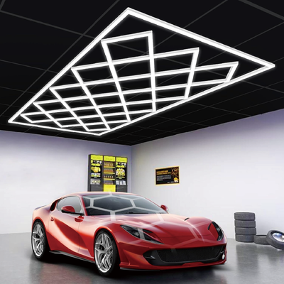 Bon prix Système d'éclairage modulaire en nid d'abeille à LED hexagonales pour garage, salle de sport, atelier, bureau, panneaux lumineux LED hexagonaux connectables en ligne