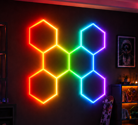 Lampes à champignons hexagonales à LED à courant continu en gros pour l'éclairage des ateliers de détails automobiles