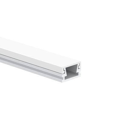 Profil en aluminium givré de bande claire de la lentille LED de couverture avec le diffuseur de PC