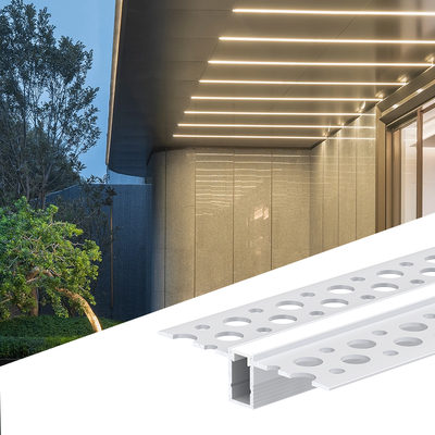 Bon prix Extrusion en aluminium menée pour le mur de gypse de cloison sèche de profil de plaque de plâtre de LED En ligne