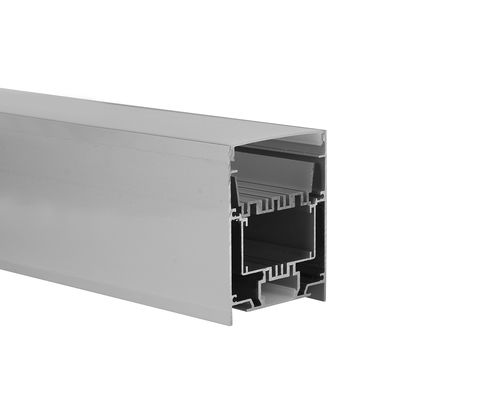 Canal en aluminium mené avec le diffuseur 75*95mm de PC pour en haut et en bas allumer le profil de LED