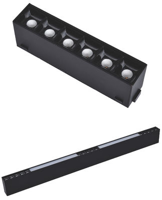 Building In LED Magnetic Track Light Linear Module System 10W Ra>90 For Architectural