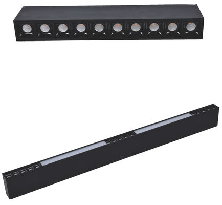 Bon prix COB  LED Magnetic Track Light Linear System Recessed Type DC24V 5W 3000K 4200K 5800K en ligne