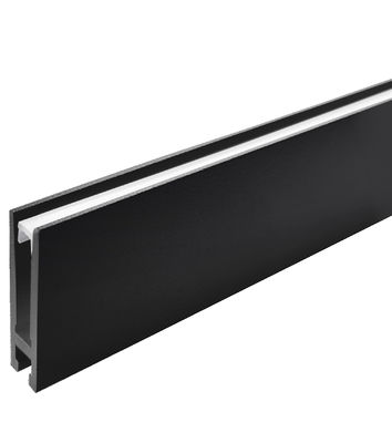 Le profil en aluminium mené W9.8*H25.4mm de bande a anodisé le profil en aluminium suspendu de LED