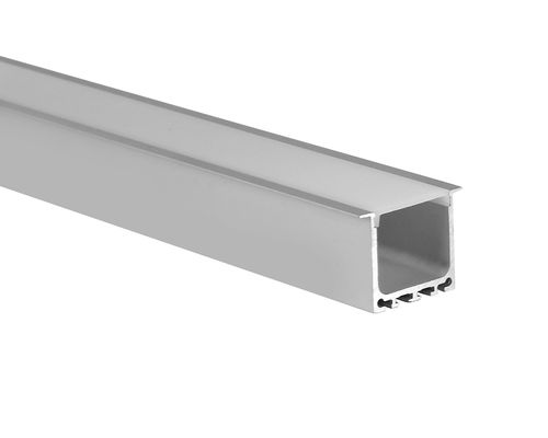 Bon prix Width33.8mm High25.8mm a mené les profils en aluminium pour l'éclairage linéaire enfoncé avec le diffuseur de PC en ligne
