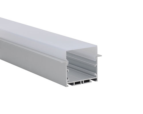 L'aluminium enfoncé a mené le profil 50*50mm avec le diffuseur de PC pour la lumière linéaire menée de bande