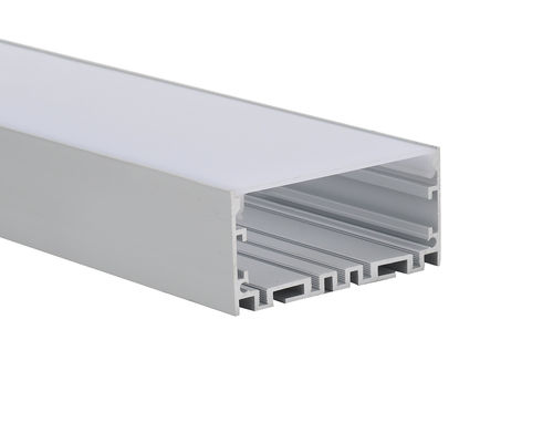 W75*H35 a suspendu le profil en aluminium de bande linéaire de l'éclairage LED avec la couverture de diffuseur de PC