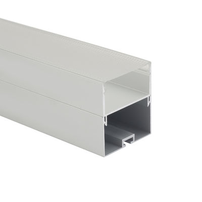 IP20/44 Pendent LED Profiles Channel With UGR Diffuser For Architecture Home Linear Lighting System