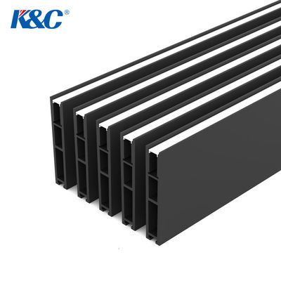Largeur menée de suspension du profil 10mm d'extrusion du diffuseur T5 6063 de PC