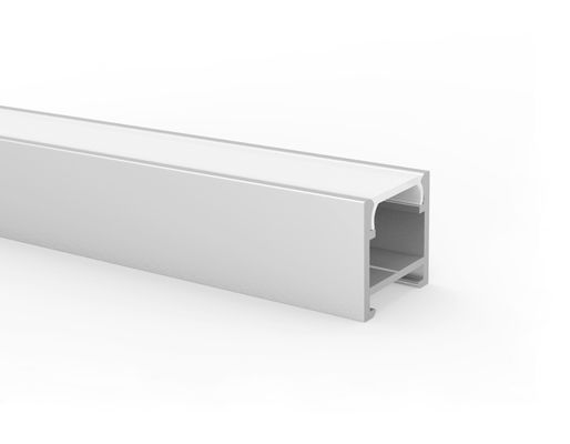 Couverture magnétique givrée du diffuseur PMMA de WithPC de profil de H15mm LED