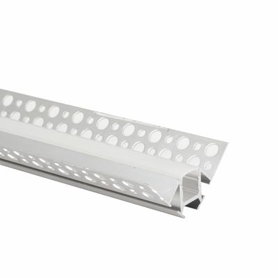 Profil en aluminium enfoncé de plaque de plâtre de la bande T5 6063 LED avec la couverture de PC