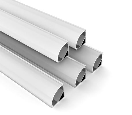 Le profil en aluminium faisant le coin de LED a mené le profil en aluminium pour l'éclairage de bande mené 45D 90D