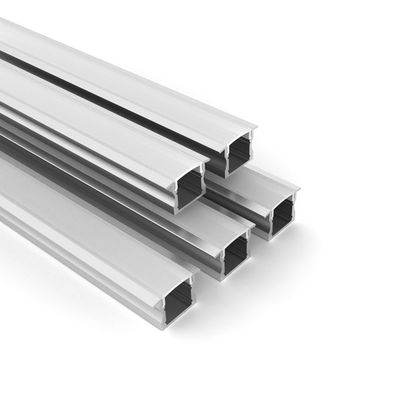 profil en aluminium mené de bande pour le profil en aluminium enfoncé de LED avec la couverture de diffuseur de PC