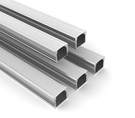 La Manche en aluminium du diffuseur LED du PC T5 du profil 6063 de bande de W16.5mm H13.5mm LED