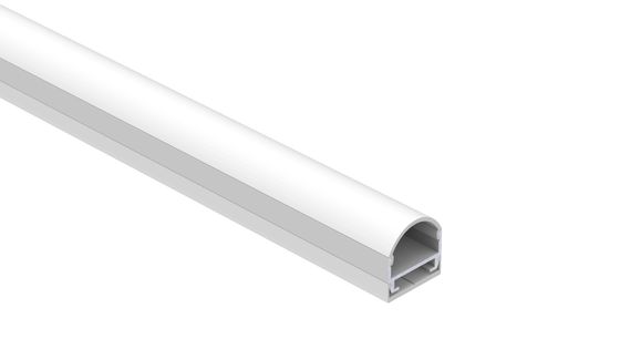 ROHS 6063 T5 a mené l'extrusion en aluminium IP44 de bande avec la couverture givrée par PC