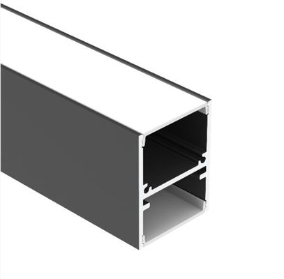 ROHS 6063 T5 a vers le bas mené le profil en aluminium W27.3mm H35mm pour linéaire