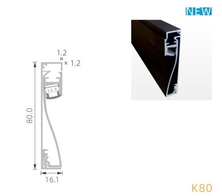 Bon prix Sablage en aluminium de profil de mur de T5 6063 IP20 LED avec le diffuseur en plastique en ligne